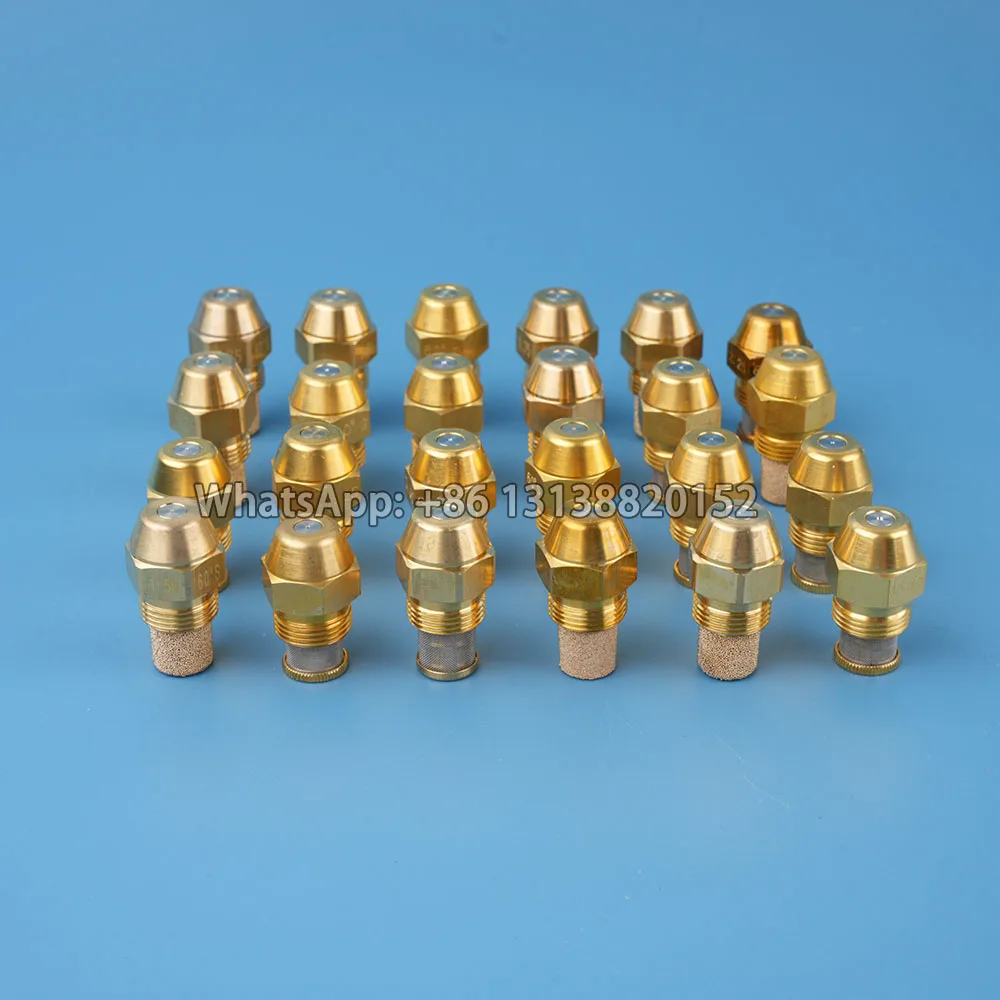 Brass 9/16 Diesel Injectors Nozzle 60degree Oil Burner Nozzle Heavy Fuel Burner Nozzle Spray Nozzle