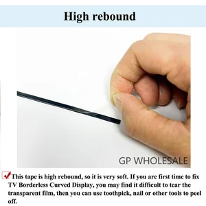 10 metre 3mm/4mm / 5mm çift taraflı yapışkan köpük bant, yapıştırıcı ekran, lcd, çerçevesiz tv kavisli ekran mühürlemek için bir düzeltme köpüğün en büyük satışlarından 12'si, 5 mm - no. 12