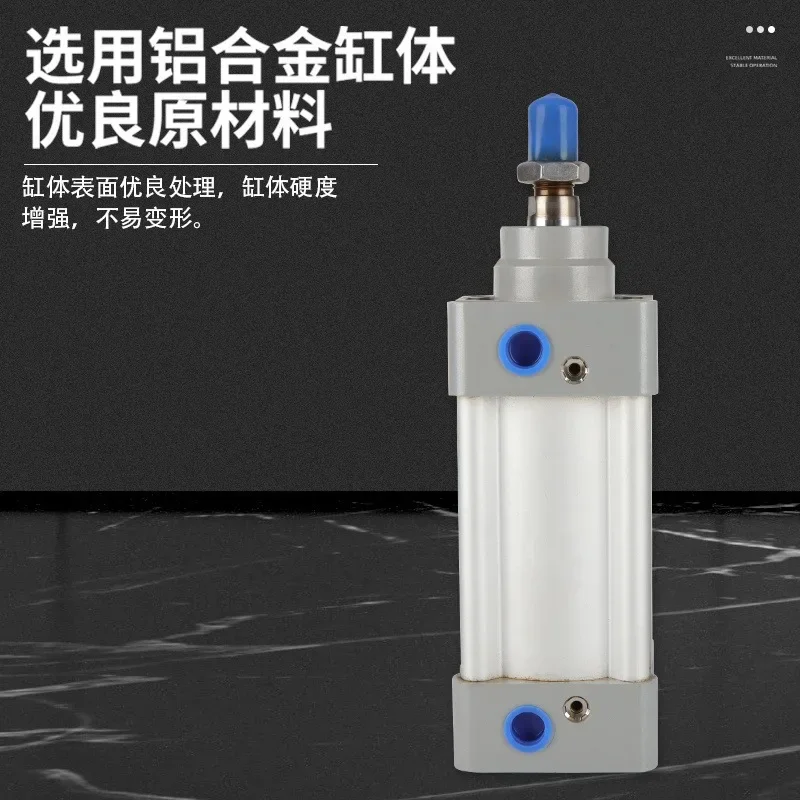 Air Cylinder SAI50 SAI63 Standard Double Acting Pneumatic Cylinder SAI50X100S SAI63X200S SAI50X150S SAI63X300S SAI50X75S 400 500