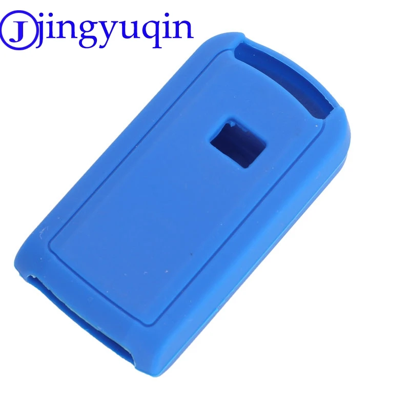 jingyuqin 2b Car Key Case Silicone For Mitsubishi Outlander 10 Lancer Pajero Sport EX ASX Colt L200 Inteligentne