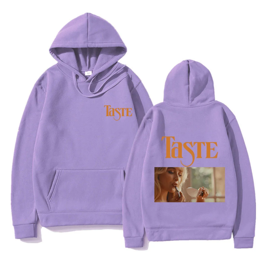 Sabrina Carpenter Taste Hoodies Short N\' Sweet Album Men/Women Clothing Aesthetic Sweatshirt Unisex Vintage Graphic Pullovers