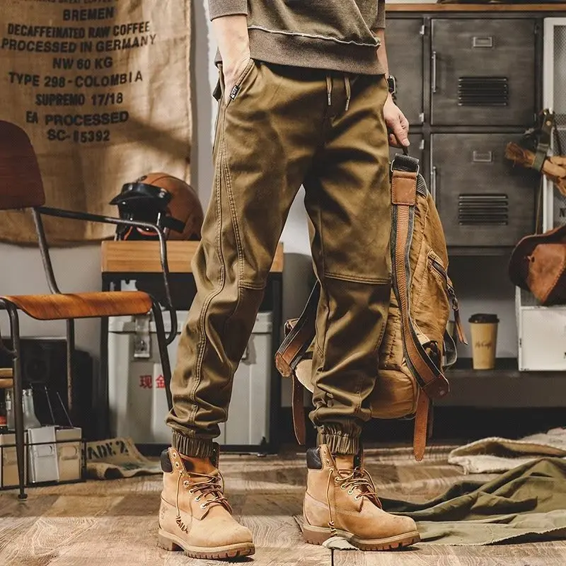 Pantalones de chándal tácticos de alta calidad para hombre, ropa de calle de Hip Hop, pantalones Cargo masculinos de gran tamaño