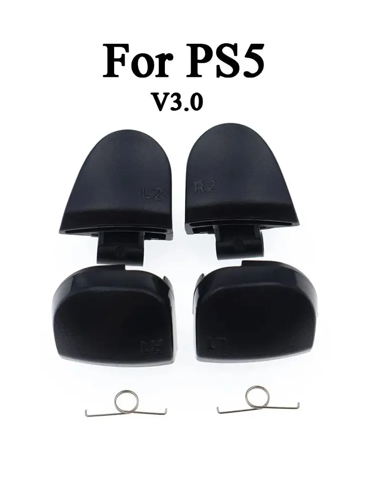 Boutons de générateur tactile d'épaule pour contrôleur de jeu PS3/PS4/PS5, boutons de déclenchement L1 R1 L2 R2 et pièces de rechange pour réparation à ressort