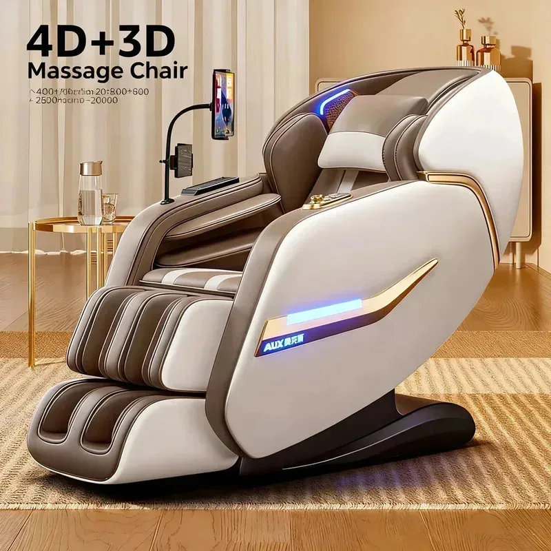 Dual-core Massage Chair Full Body Zero Gravity SL-Track Shiatsu Stretch AUTO Relax Massage Chairs With Body Scan Heated