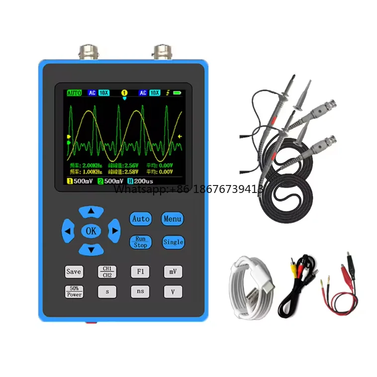 

DSO2512G Handheld Oscilloscope Portable 100MHz 2 Channels Digital Oscilloscope
