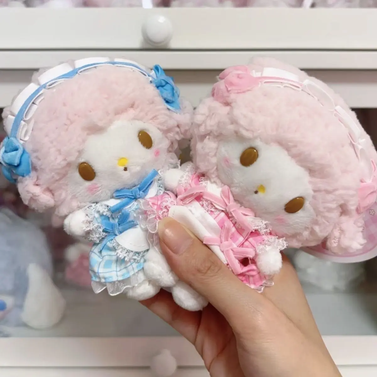

Sanrio Piano Maid Lolita Series Soft Plush Filling Doll Handbag Backpack Hanging Ornament Keychain Decoration Girl Birthday Gift