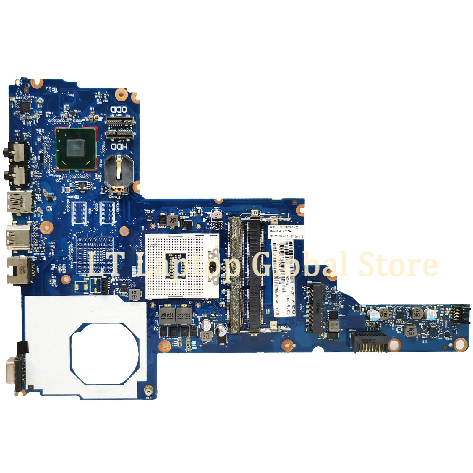 Lt 685108 a2493101 für Pavillion HP 685783 cq45 Laptop Motherboard sjtnv hm70/hm75 slj8f ddr3 Mainboard 75082-001 75086-001