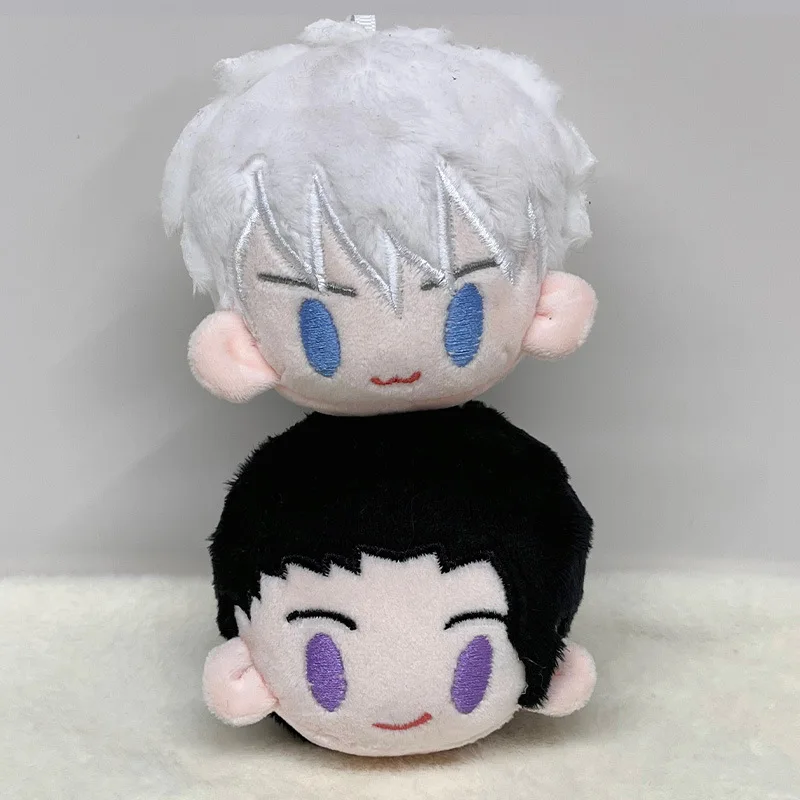 Mini Jujutsu Kaisen pluszowa lalka Gojo brelok Suguru Anime peryferyjne 12cm pluszowa zabawka Nanami miękka Cosplay rozgwiazda ciało zabawka prezent