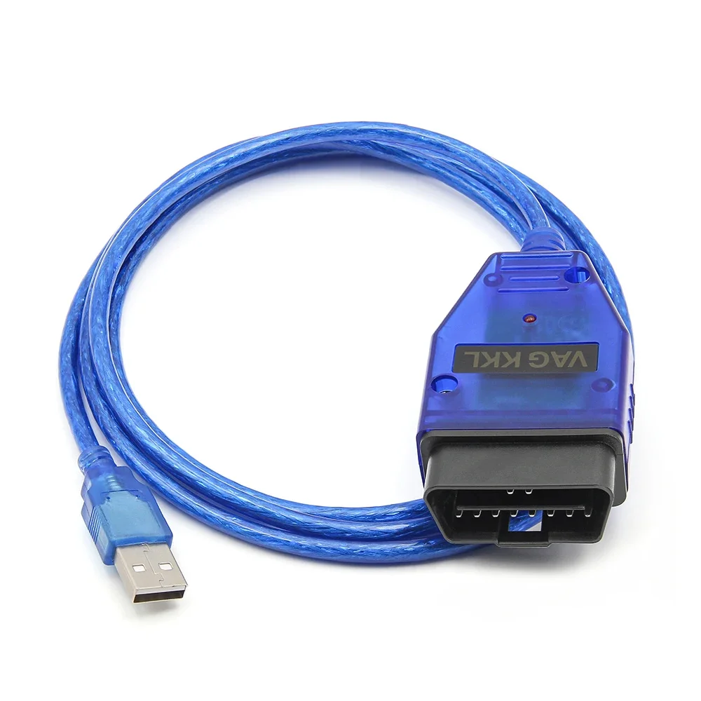 VAG KKL 409.1 With CH340T OBD 2 OBD2 Car Diagnostic Vag Com USB Interface Cable 409 1 For VW/Audi/Skoda/Seat Auto Scanner Tool