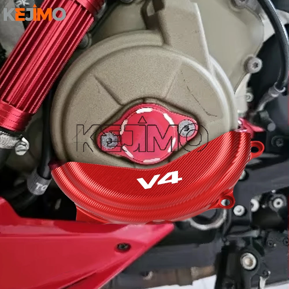 Engine Guard Protector Protection Cap Motorcycle Aluminum Cover Magneto Case FOR DUCATI PANIGALE STREETFIGHTER V4 V4S 2018-2024