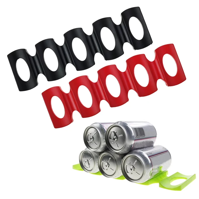 1Pcs Silicone Beer Can Pad Drink Bottle Holder Storage Kitchen Bar Pantry Organizer For Stacking Tools Gadgets Mat Organize