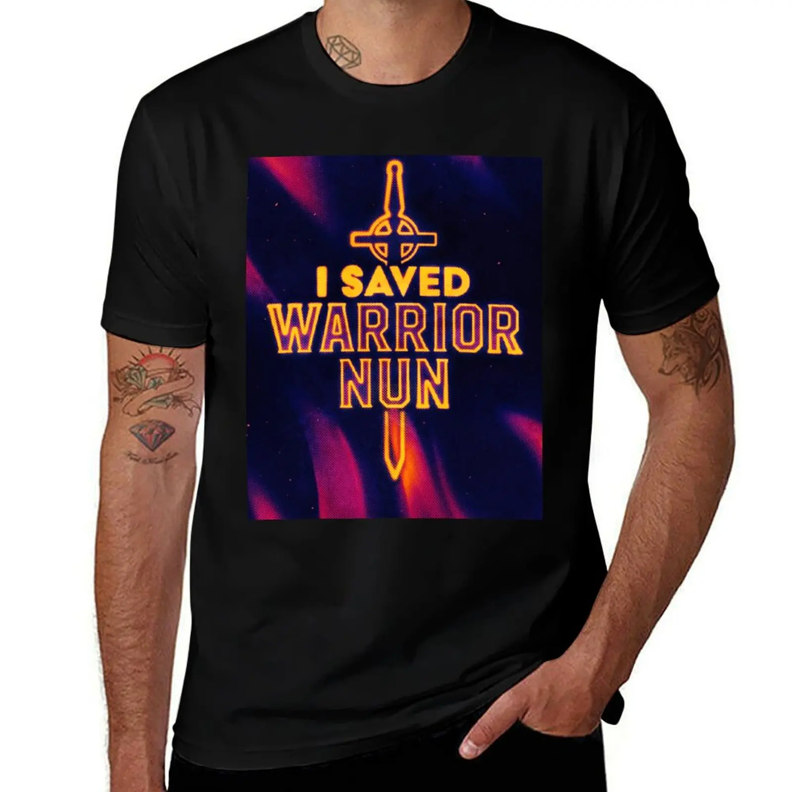 

I Saved Warrior Nun T-Shirt plain graphic tee shirt custom t shirt luxury clothes men