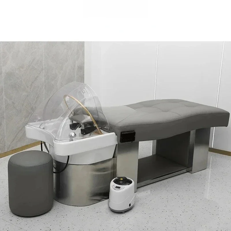 

Shower Equipment Shampoo Chairs Water Circulation Thai Shampoo Bed Head Spa Massage Table Lavacabezas Salon Furniture