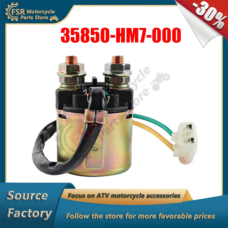 Starter Solenoid Relay,For Honda TRX200 TRX350 TRX400 TRX450 TRX500 TRX680 FourTrax Foreman 700 SXS700 M2 M4 ATV 35850-HM7-000