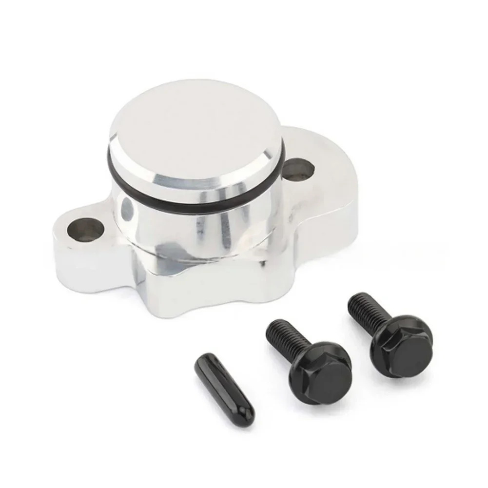 

For Yamaha Oil Pump Block Off Kit for PW50 PW80 Y Zinger with Installation Bolts and Port Cover for Effective Oil System Removal