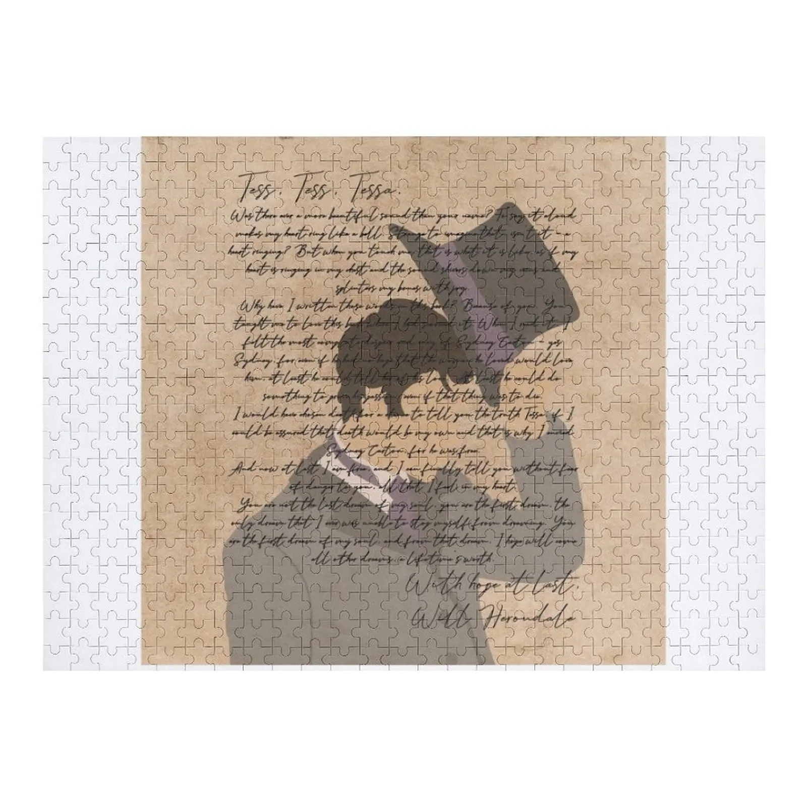 

Will Herondale’s Letter to Tessa Jigsaw Puzzle Jigsaw Pieces Adults Customized Kids Gift Wooden Boxes Puzzle