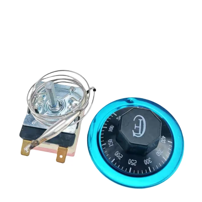 Oven Parts Thermostat 50-400 Degree 2 Pins 70cm Wires WJA-400