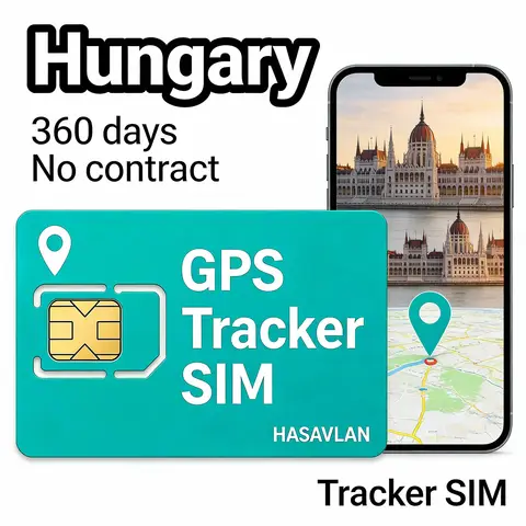 Tracker SIM free Hungary – nano/micro/standard 2G/3G/4G LTE IoT roaming no contract 360MB/360 days for GT06 C09 Model etc.
