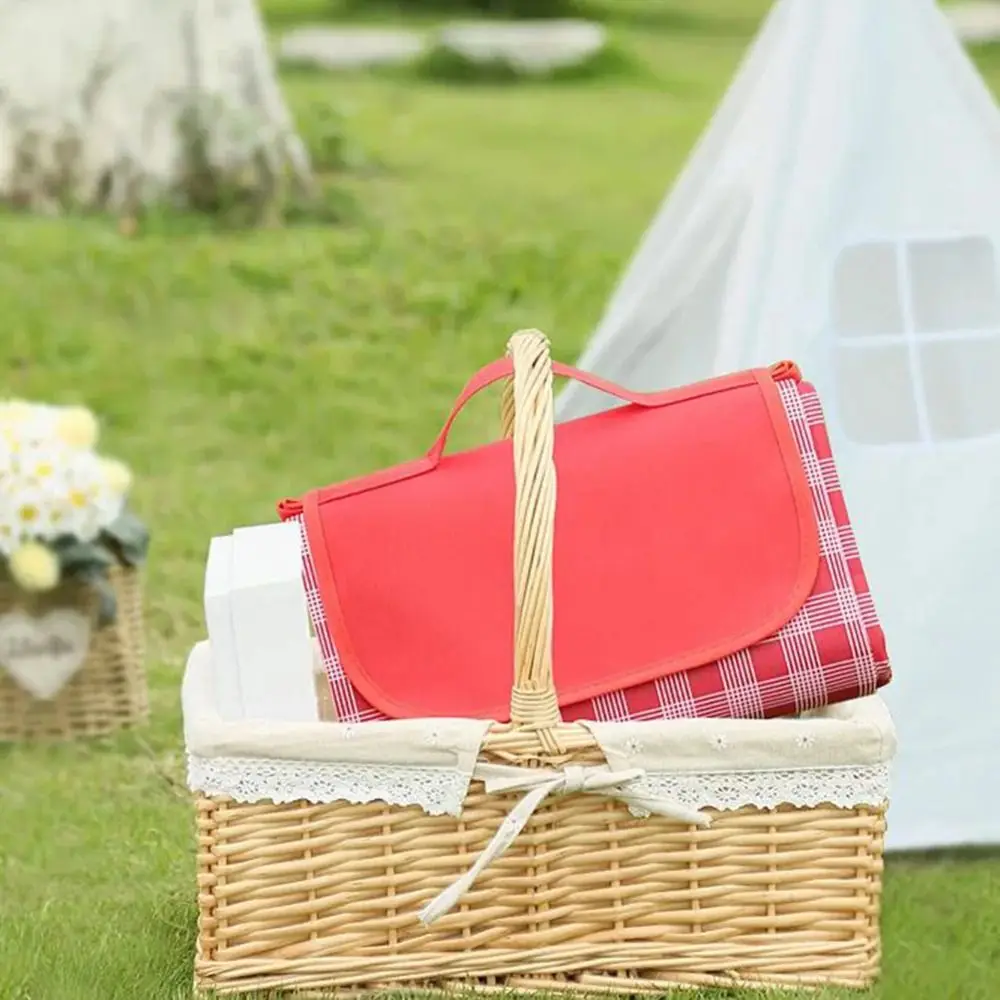 

Moisture-resistant Foldable Design Picnic Mat Waterproof cloth Thick Cloth Portable Mat Handbag Anti-slip Outdoor Mat Hiking