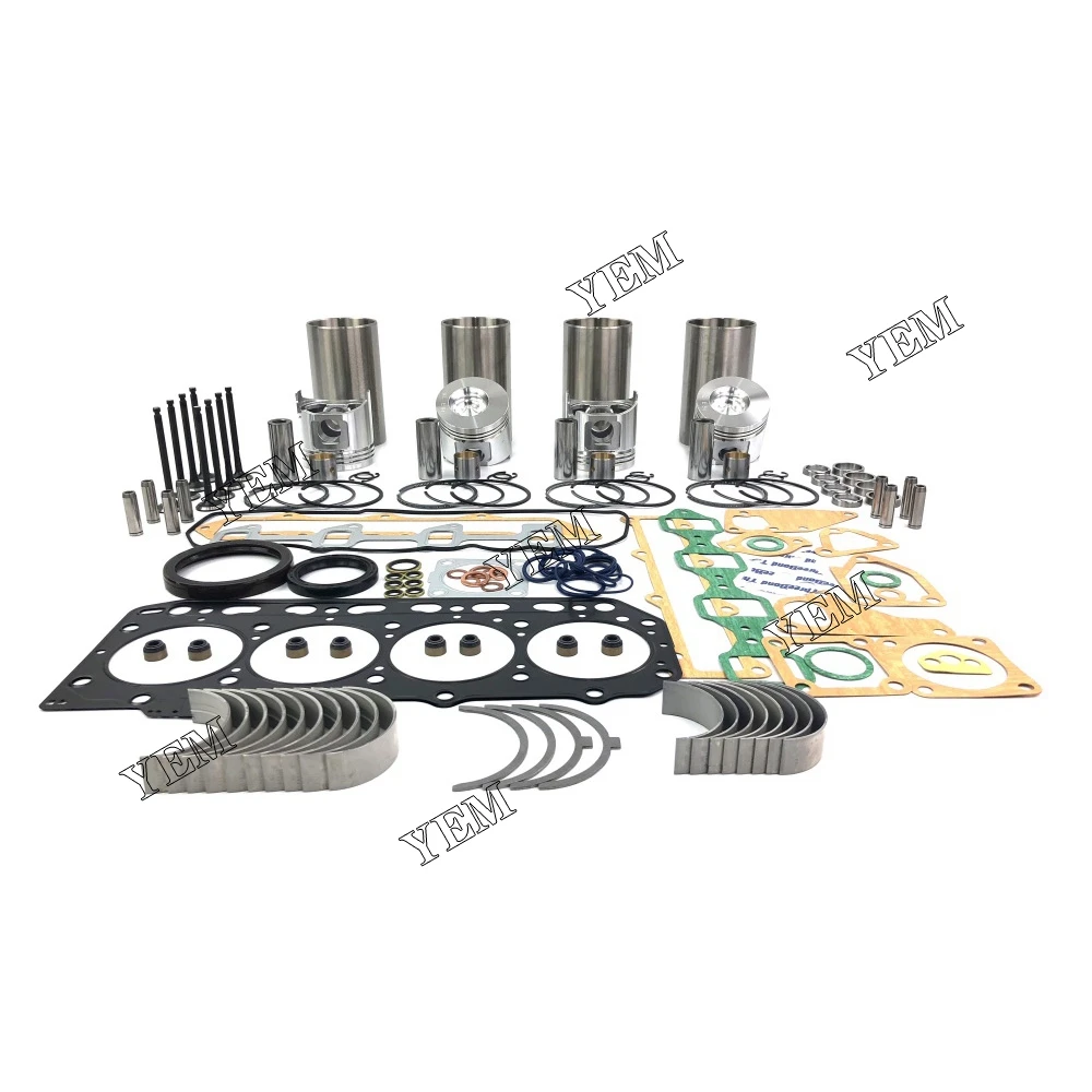 Long Time Aftersale Service 4D84-3 Overhaul Kit With Engine Bearing & Valves For Yanmar Engine parts