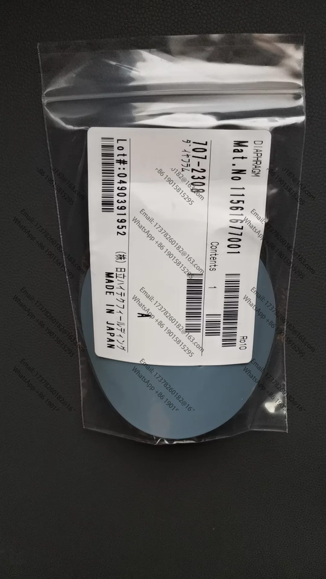 Hitachi Roche 7020 7060 7080 7010 7160 7170 7180 diaphragme de pompe à pression négative PN: 11561677001 nouveau original