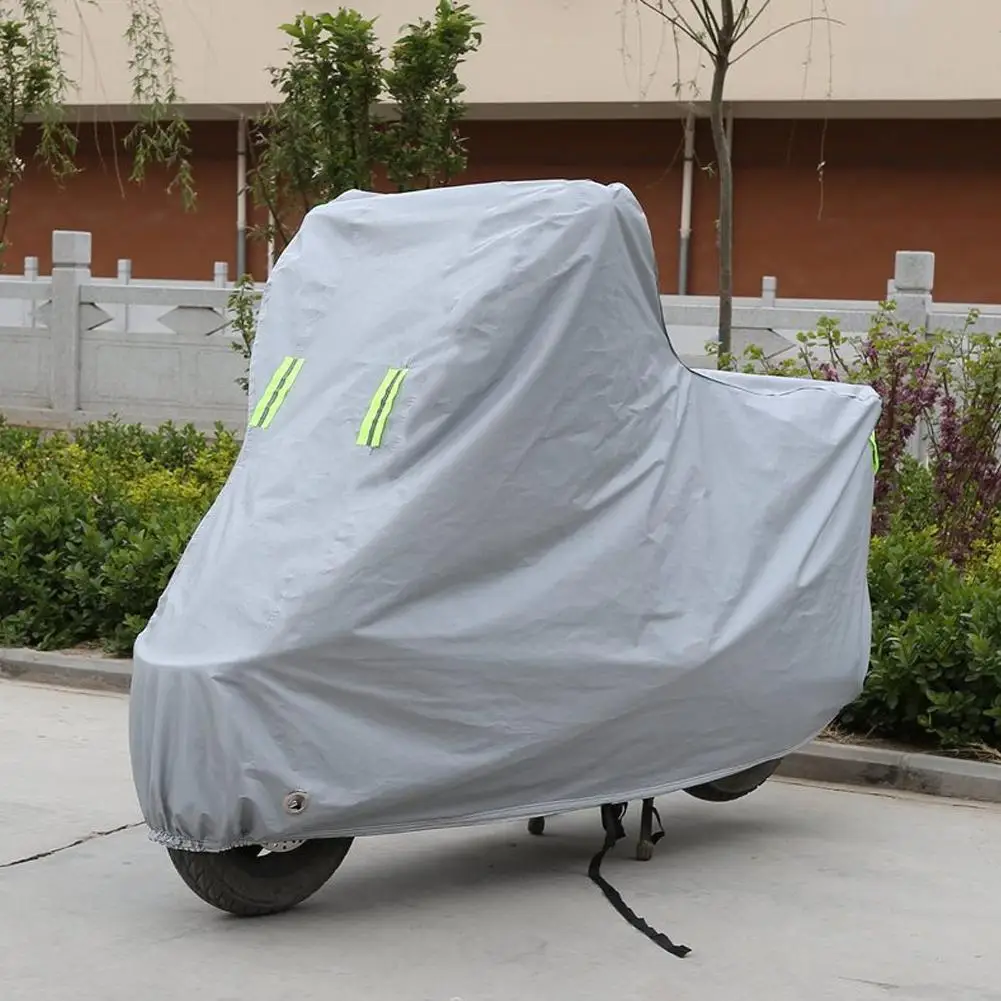 

Чехол для мотоцикла, водонепроницаемый, всесезонный, пылезащитный, УФ-защитный, для улицы, в помещении, для мотоцикла, скутера, грязи, мотоцикла, универсальный Z9K9