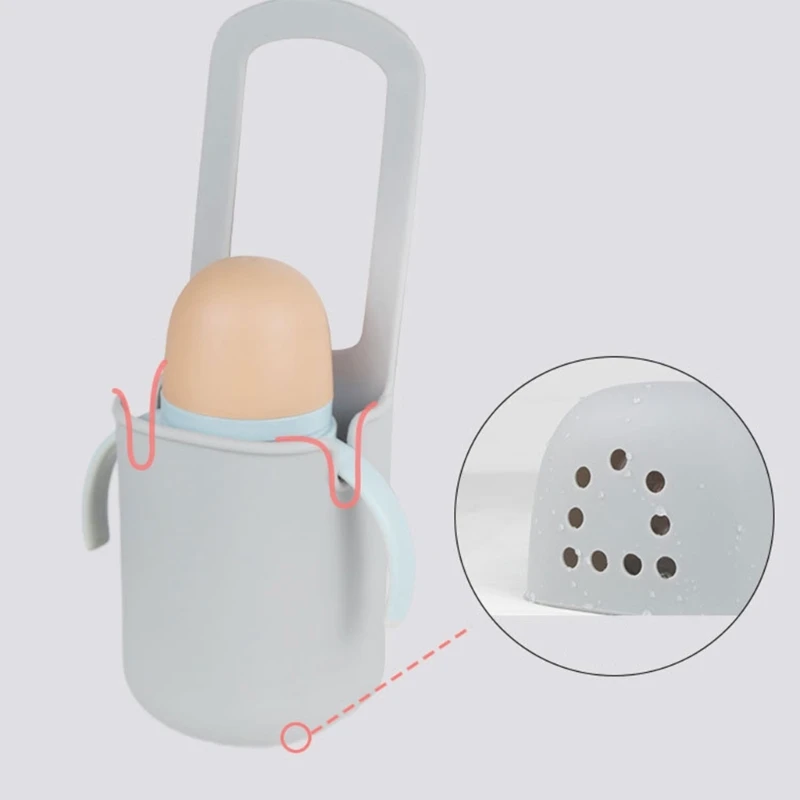 Portavasos de silicona para cochecito y silla de ruedas