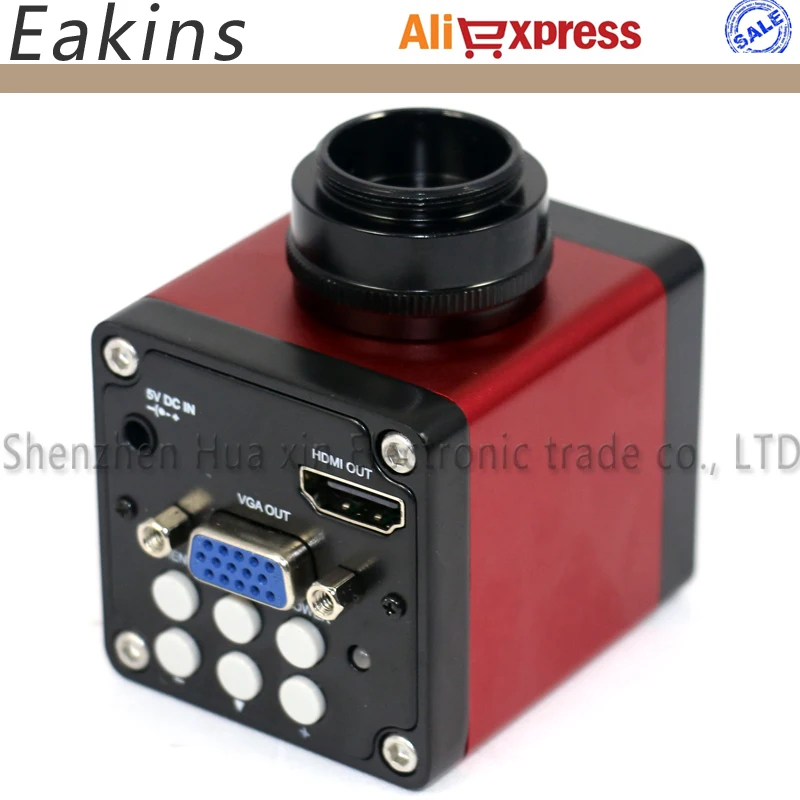 

13MP 1/3" CMOS Industry Microscope Camera HDMI VGA 60F/S 720P 2X Industry Microscope Eyepiece Lens