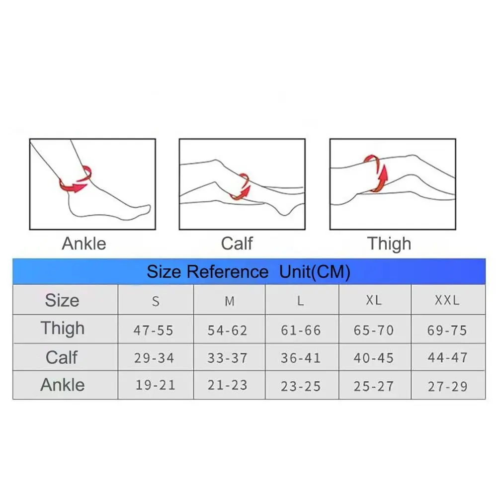 Nouveau 20-30mmHg manchon de Compression de mollet respirant bout ouvert mollets chaussettes de Compression 2 niveaux de pression infirmière chaussettes varices