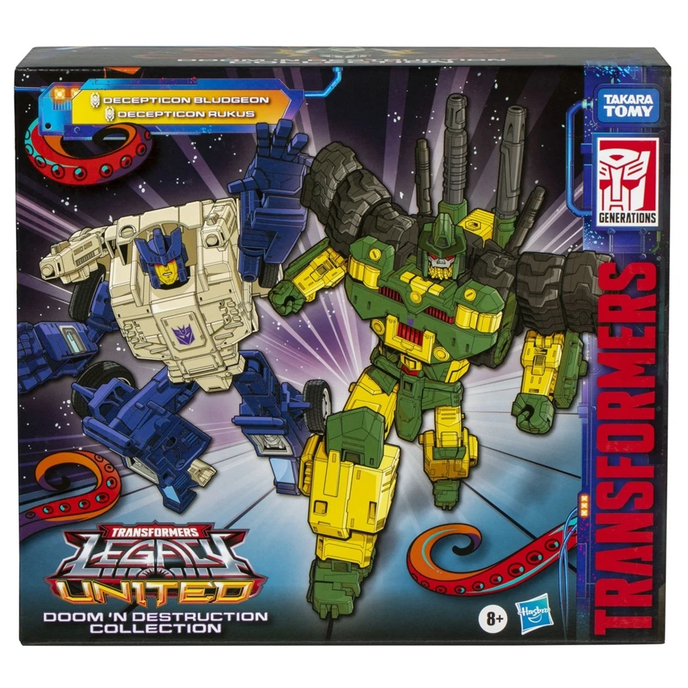 TAKARA TOMY Transformers Toys Legacy United Doom N Destruction Collection Bludgeon & Rukus 7-inch actiefiguur 2-pack