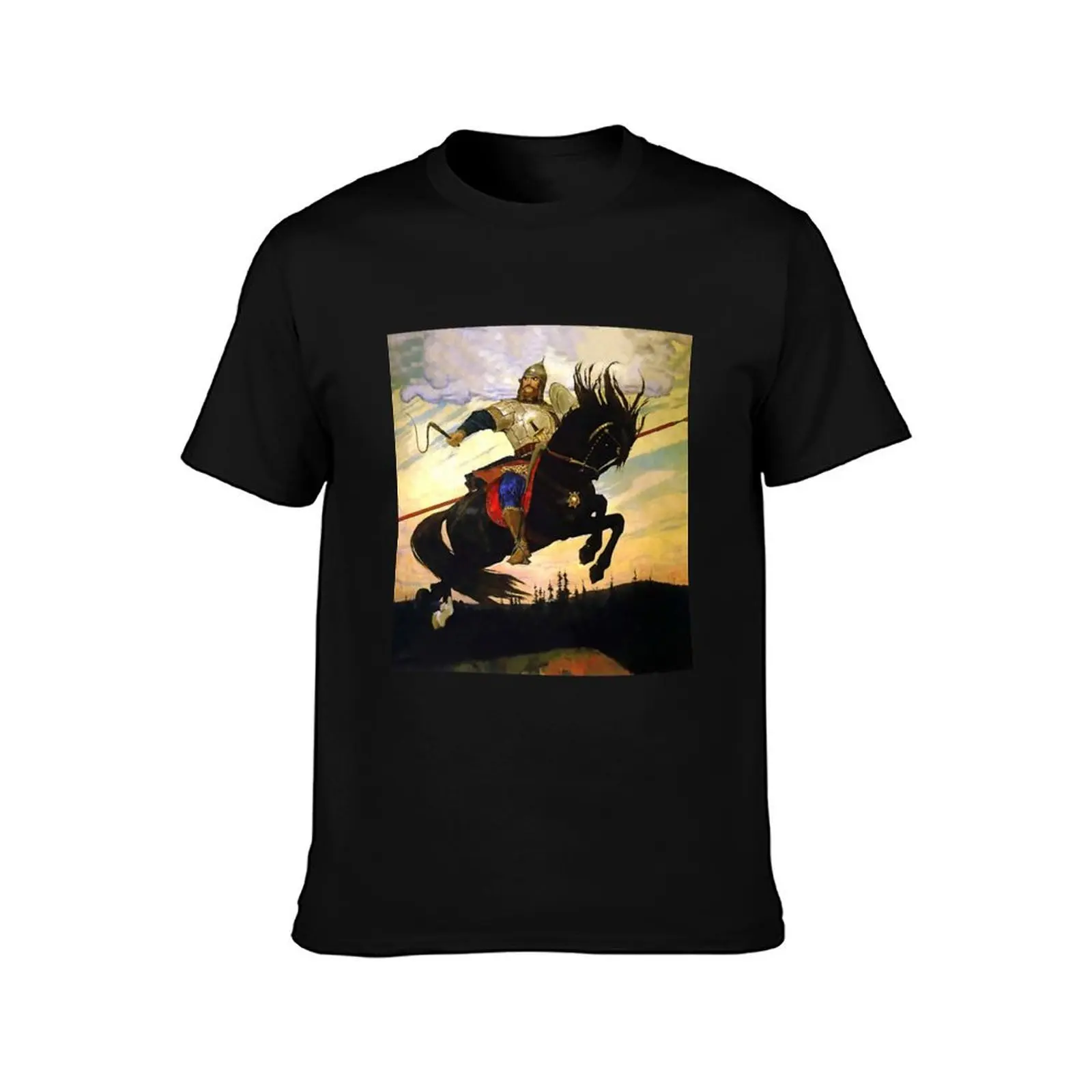 “A Mighty Leap” by Victor Vasnetsov T-Shirt hippie clothes oversized customizeds shirts graphic tee mens clothing