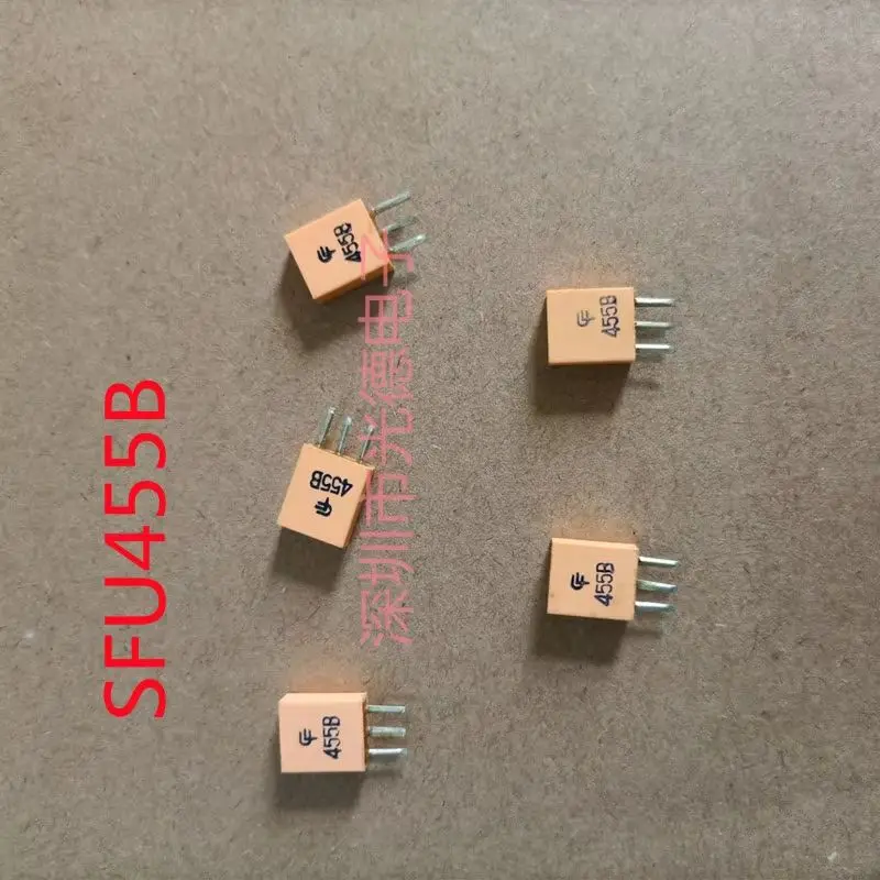 50PCS/ new ceramic filter SFU455B 455K remote control crystal oscillator radio special filter tripod
