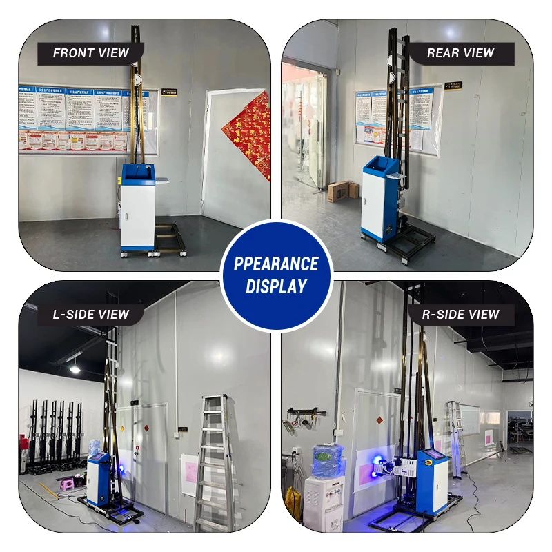 EPSON Dubbele Hoofden DX10 DX7 1600 3200 4 m Hoge 3D UV Muur- en Vloerprinter Machine Verticale Muurprinter