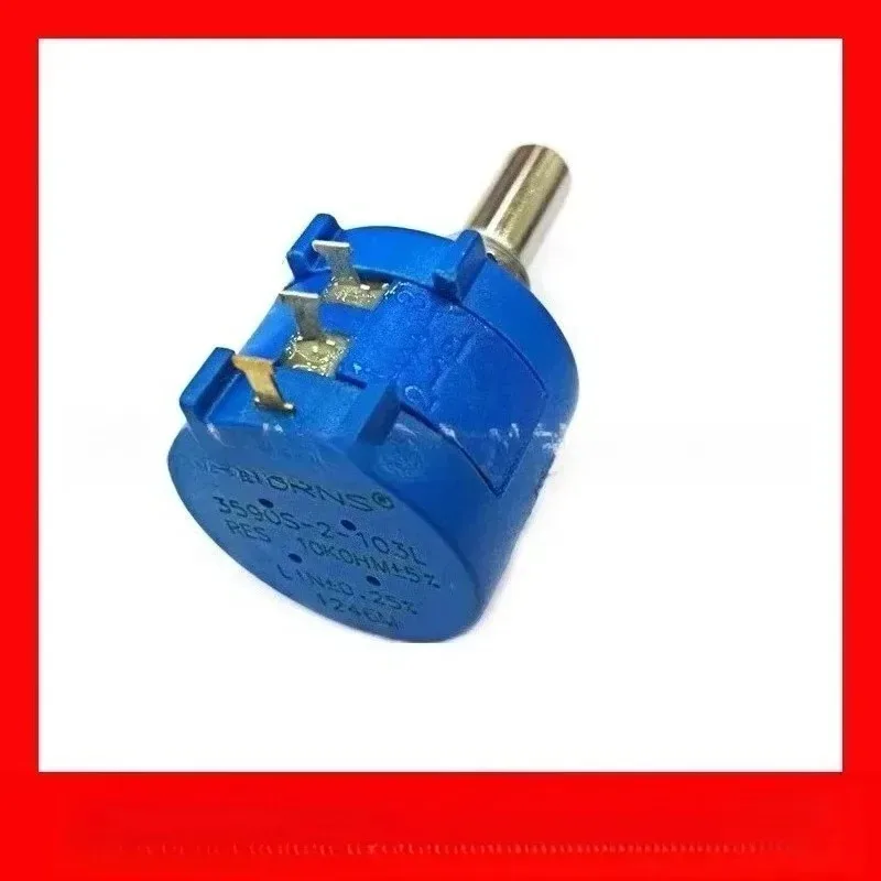 

BOURNS3590S-2-103L 10K Precision Multi-turn Wire Wrap Potentiometer Blue Sliding Varistor