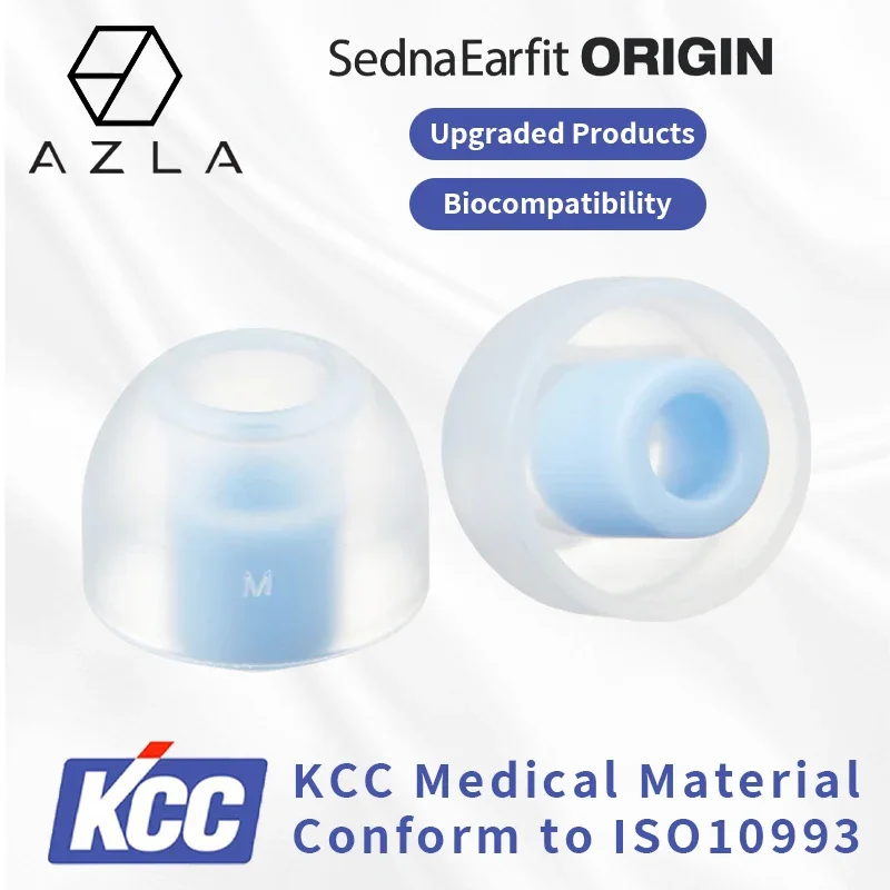 AZLA Eartips AZLA Origin Eartip Medical Silicone Long Axis for 64audio/UM/N5005/Fitear Anti-allergic Earplugs In-ear Earphone