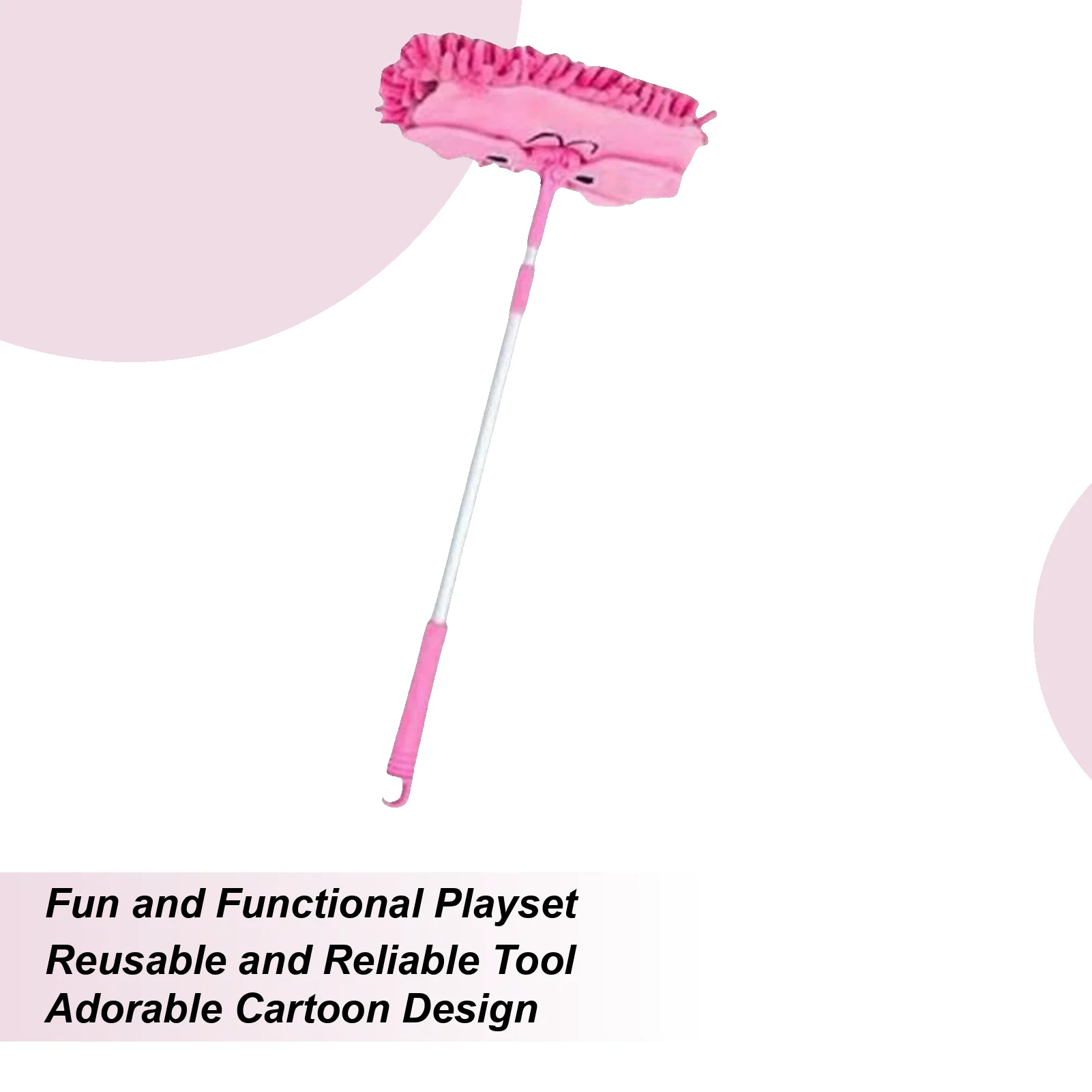 Kinder Mopp Abnehmbare Teleskop Drehbare Lustige Kinder Spielen Staub Mopp Reinigung Spielzeug Für Jungen Mädchen Frühen Kindheit Housekeeping Rolle