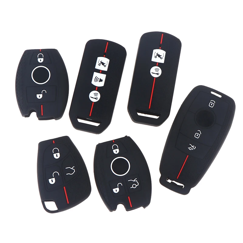 고품질 실리콘 키 보호기 오토바이 키 케이스 리모컨 키 쉘 커버 (SH 125 PCX 150 포르자 350 키 폽 커버용) 1개