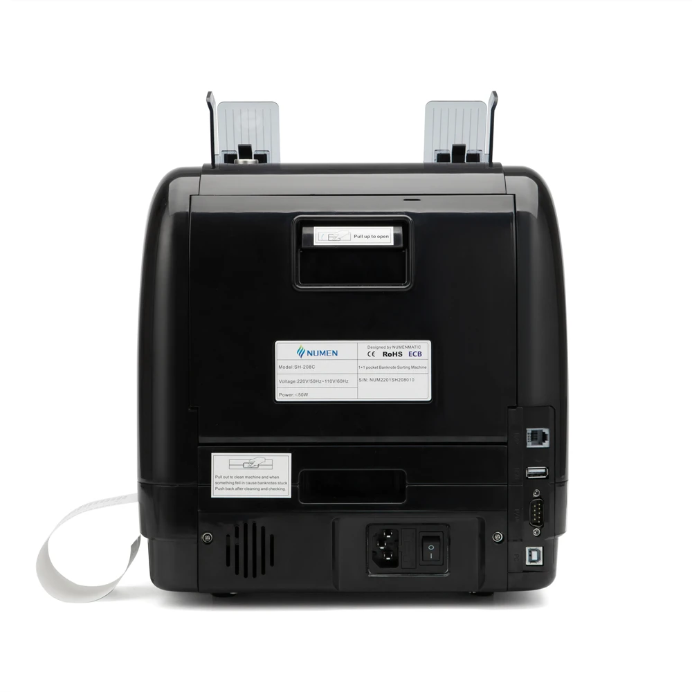 NUMEN SH-208C عداد الفواتير Iunder كاشف الأوراق النقدية عالي الجودة لجيب آلة فرز النقود
