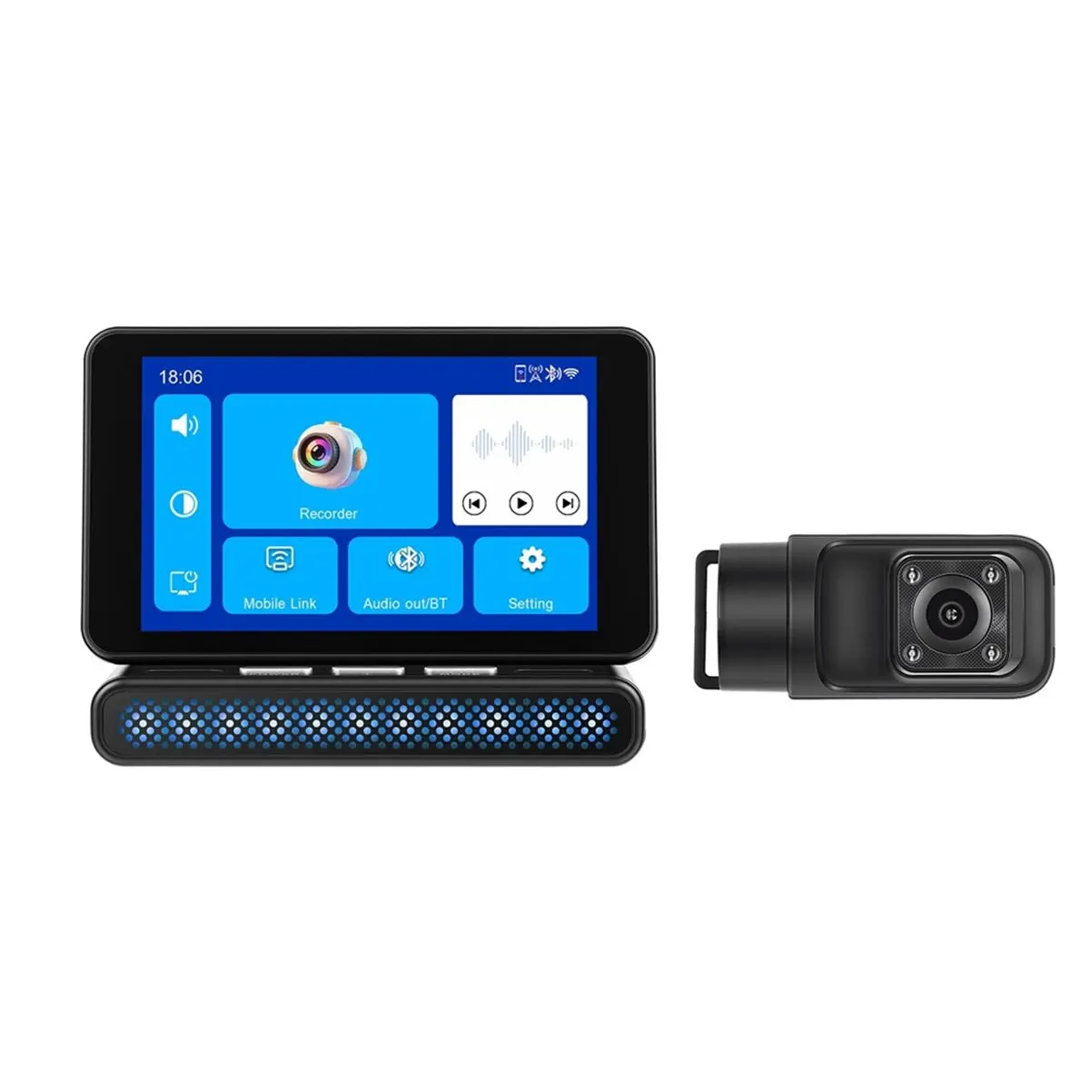 “QUALITY EXCELLE“Baby Car Camera HD 720P, Rear-Facing Infant Monitor with Night Vision Car Camera, Wireless CarPlay Android Auto