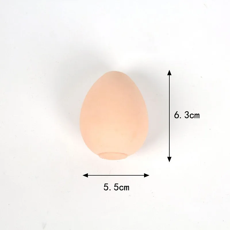 squeeze Simulated fake Egg Stress Reliever Party Favor Gift TPR prank part prop Squeeze Toys 6.3 5.5cm Stress Relief Toy 1pc