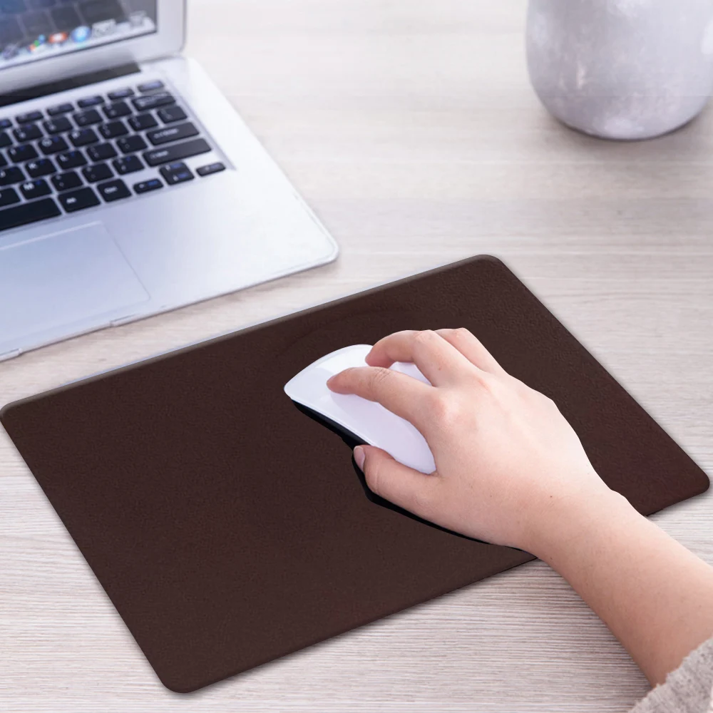 PU Waterproof Computer Mouse Pad Simple Office Gaming Desktop Mouse Pad