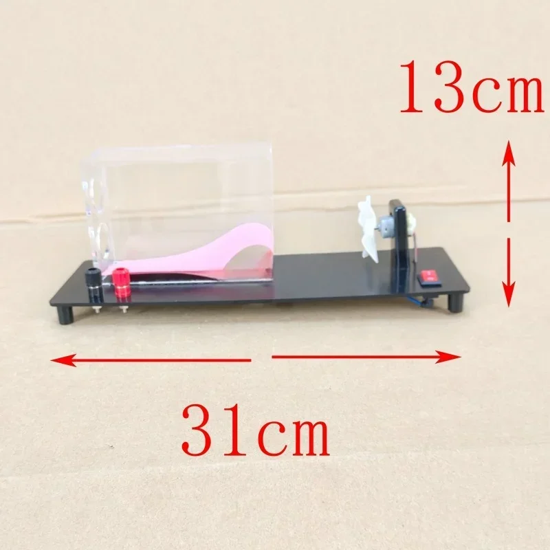 Modelo demostrador del principio de elevación de aviones, equipo de experimento de física para escuela secundaria, instrumento de enseñanza para estudiantes