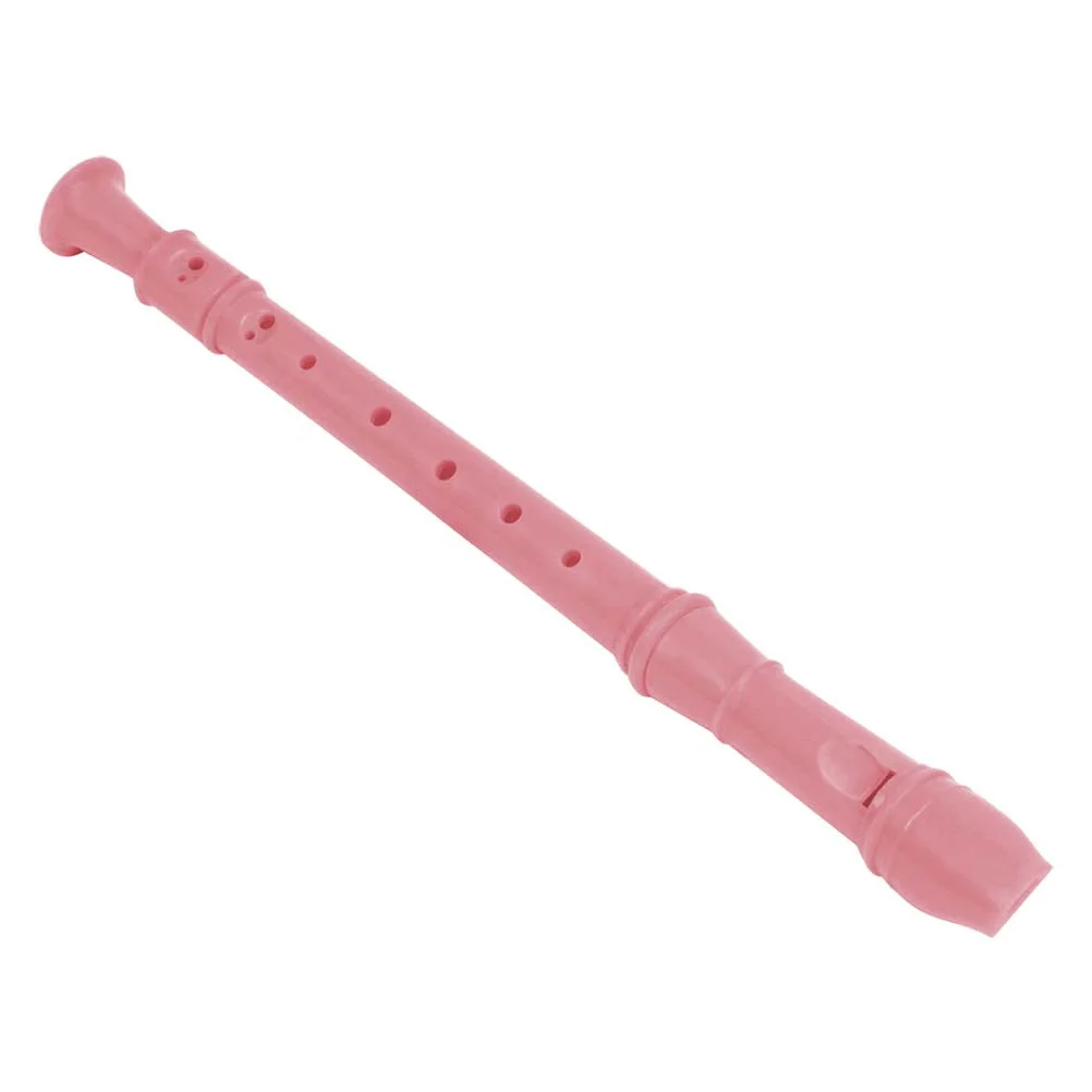 

ABS Descant Recorder Flute Beginner Children Music Playing Wind (Pink) Children Flute recorder instrument