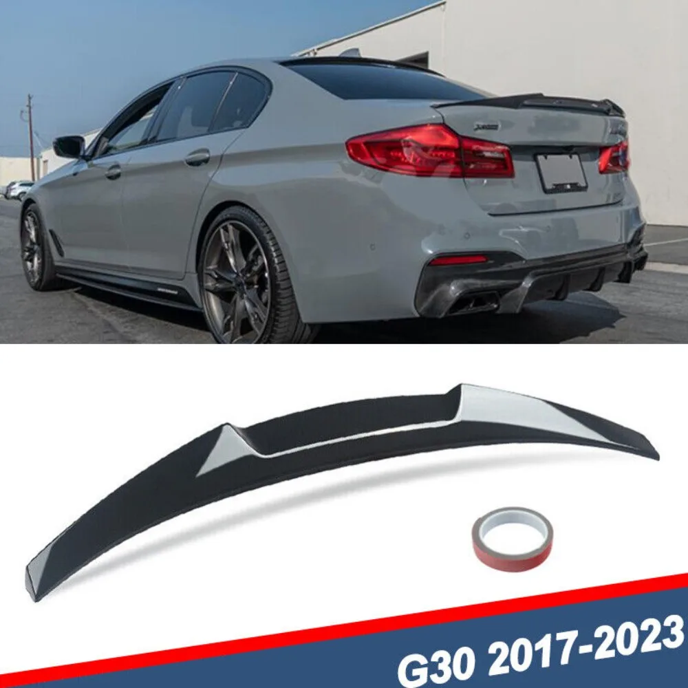 

Gloss Black M4 Style Rear Trunk Spoiler Lip Wing For BMW G30 530i 540i 2017-2021 United States