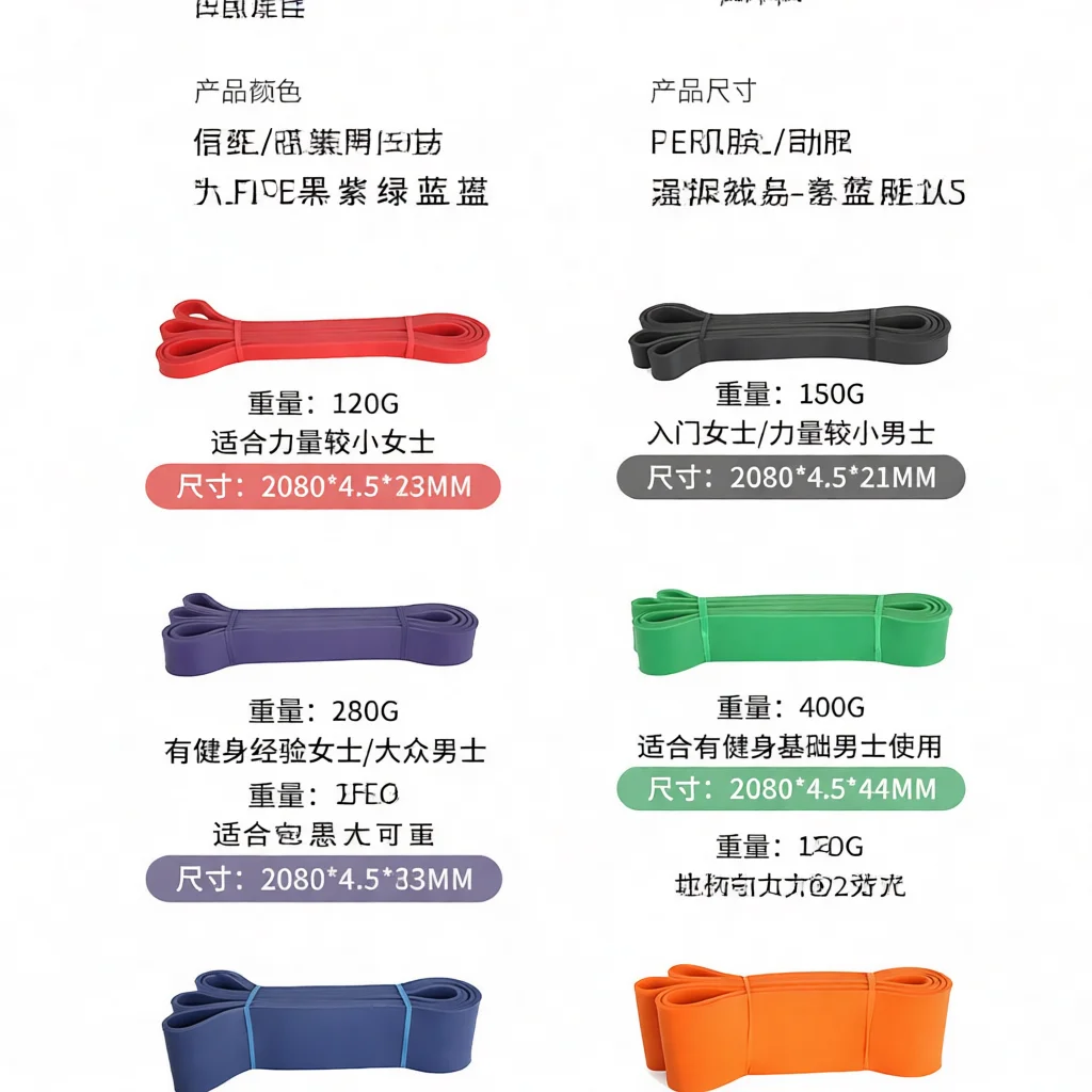 Elastic Resistance Bands TPE T - Milanaise Mesh Band review and price