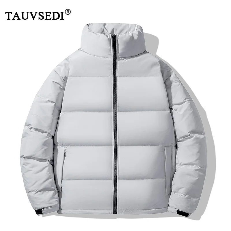 

2023 Winter Men Windproof Casual Warm White Duck Down Parkas Man Overcoat Outwear Streetwear Jacket Coat Man Puffer Padded Parka