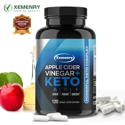 keto+apple cider vinegar capsules, body management supplement, non-GMO