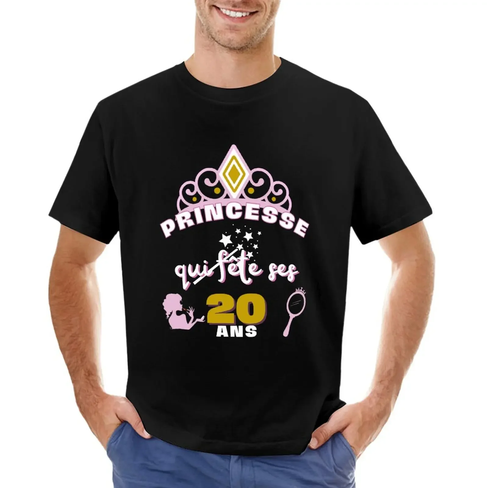 

humorous gift for wife princess 20 years T-shirt hippie clothes quick-drying anime new edition t shirts for men graphic