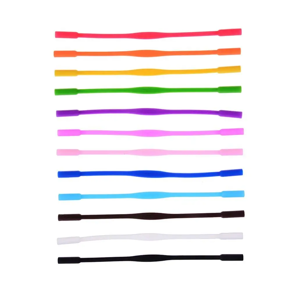 مرونة عالية بلون الأزياء سيليكون نظارات الحبل النظارات الشمسية حبل النظارات الشمسية الفرقة سلاسل النظارات