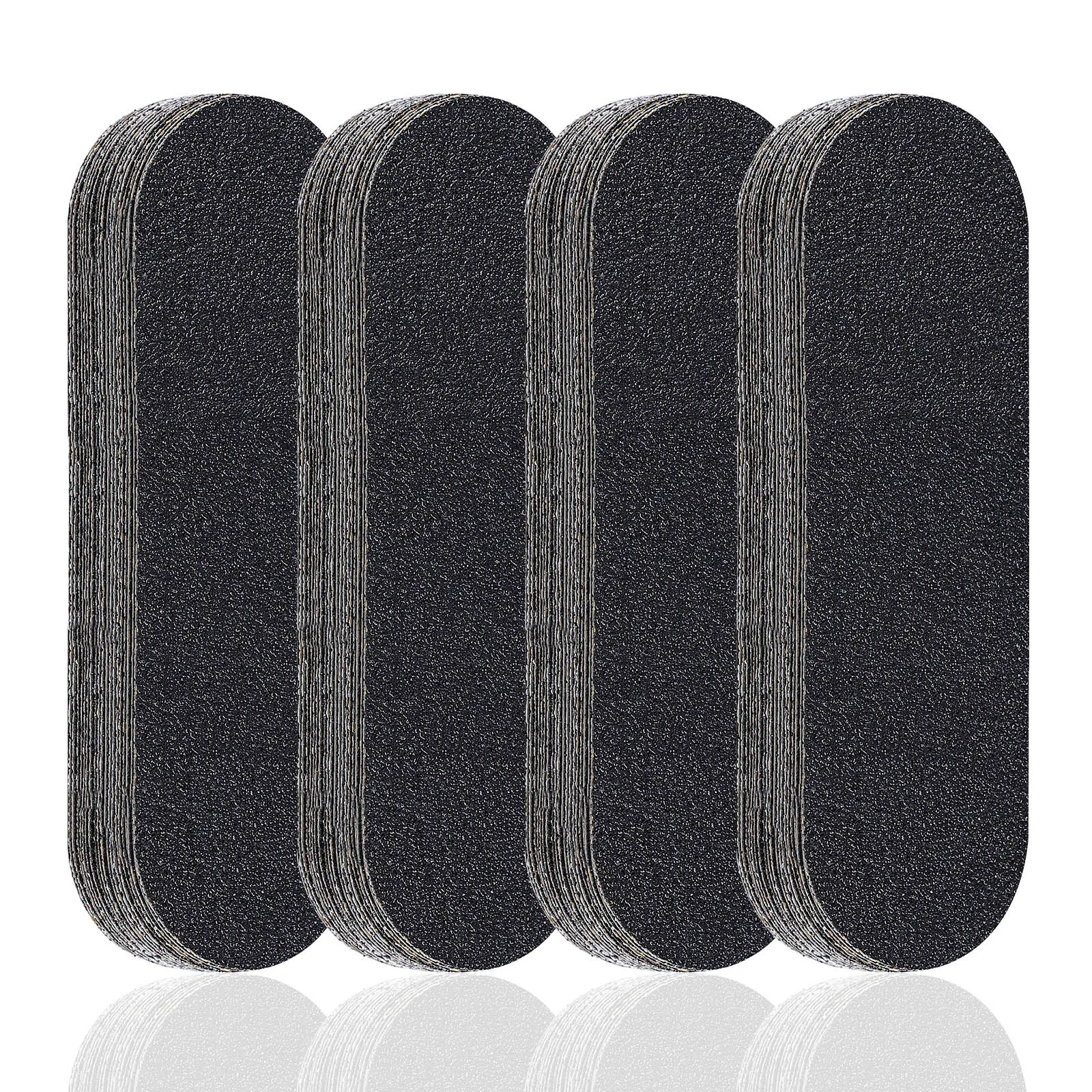 1/100PCS Pedicure File Refill Pads Callus Remover Foot Files Pedi File Replacement for Reusable Stainless Steel Foot Rasp Handle